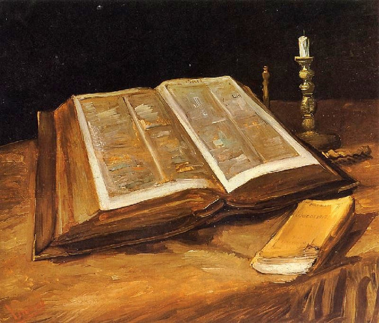 Still Life With Bible by Vincent van Gogh