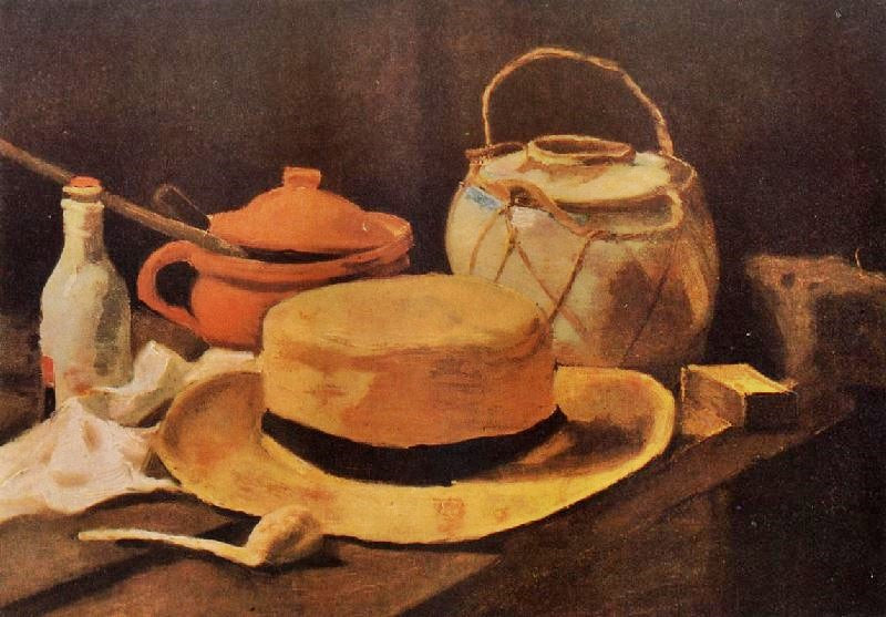 STILL LIFE WITH YELLOW HAT