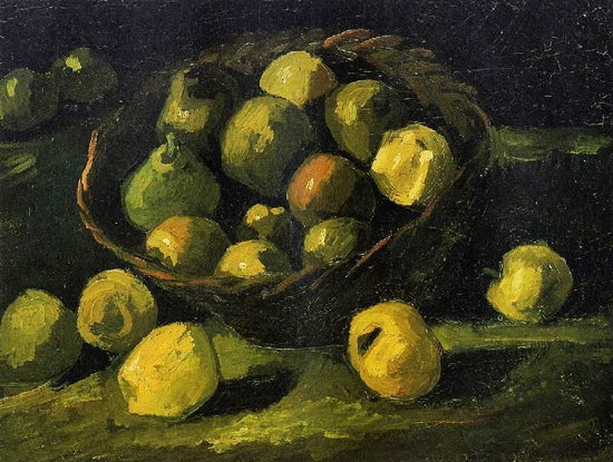 Still Life With Basket Of Apples by Vincent van Gogh