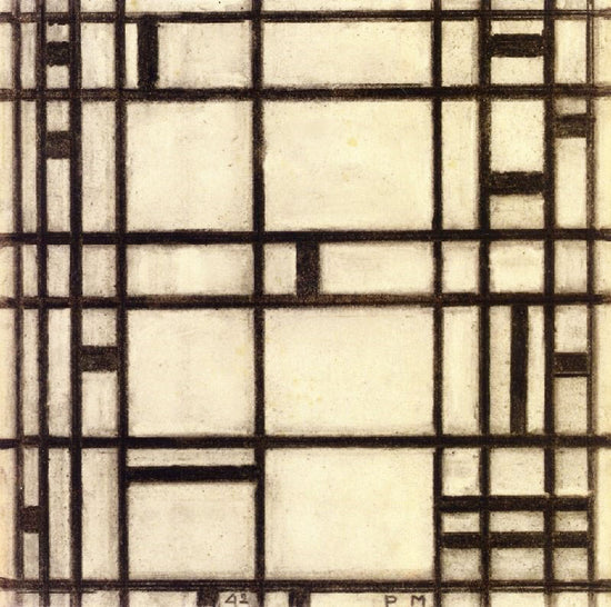 Study Ii For Broadway Boogie Woogie by Piet Mondrian
