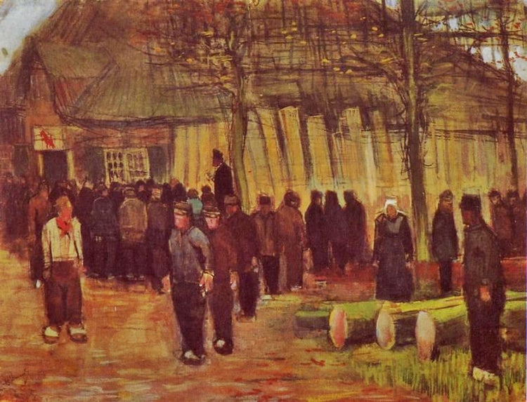 A Wood Auction by Vincent van Gogh