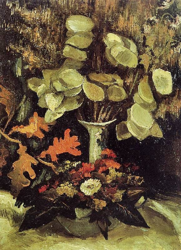 Vase With Honesty by Vincent van Gogh