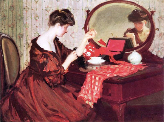 Signora Alla Teletta by Richard Edward Miller