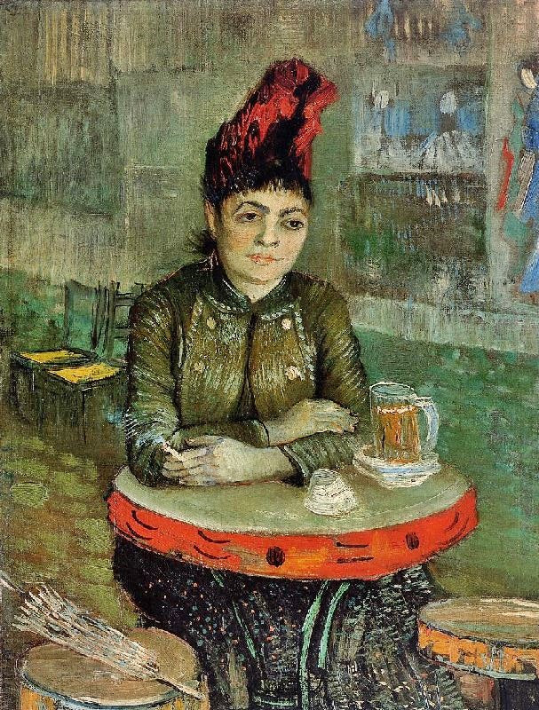 IN THE CAFÉ: AGOSTINA SEGATORI IN LE TAMBOURIN, 1887