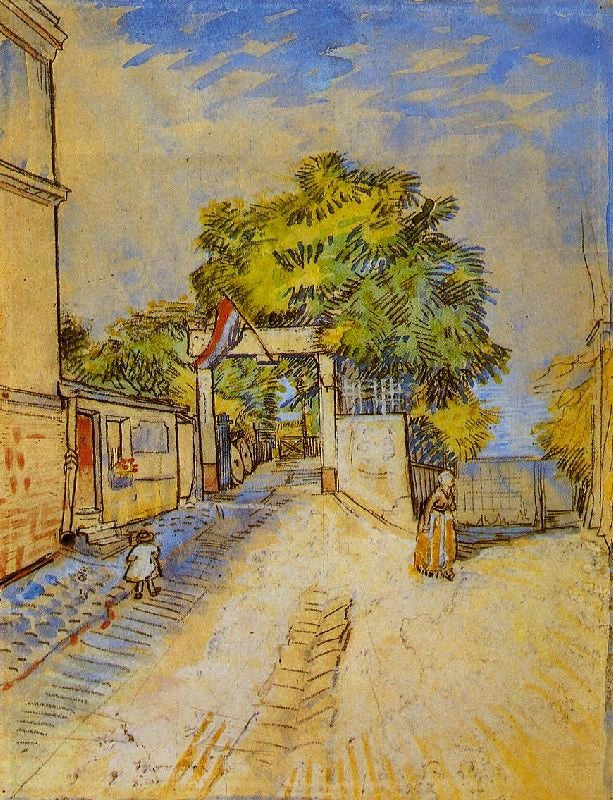 The Entrance Of A Belvedere by Vincent van Gogh