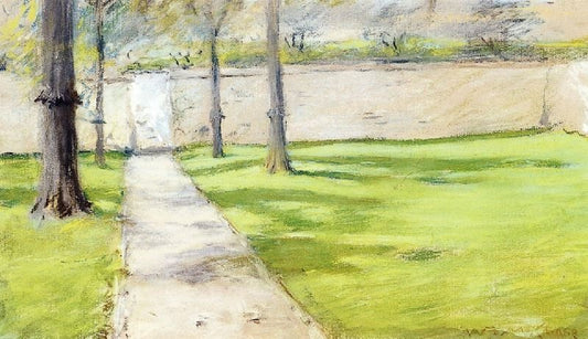 The Garden Wall by William Merritt Chase