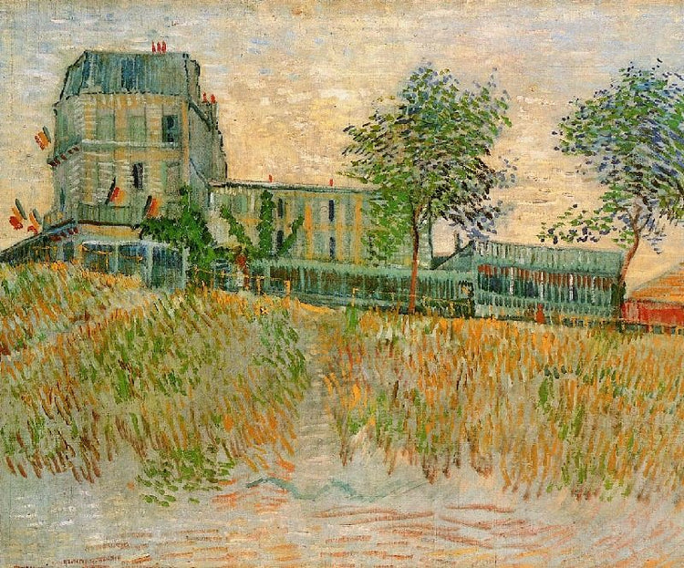 The Restaurant De La Sirene At Asnieres by Vincent van Gogh
