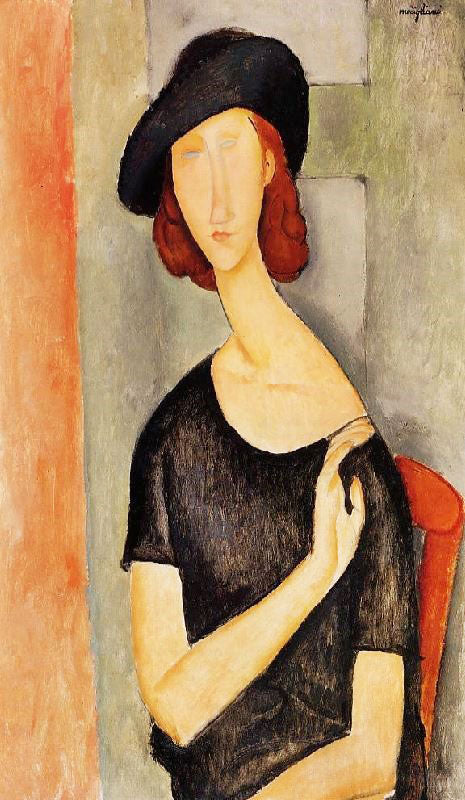 JEANNE HEBUTERNE IN A HAT