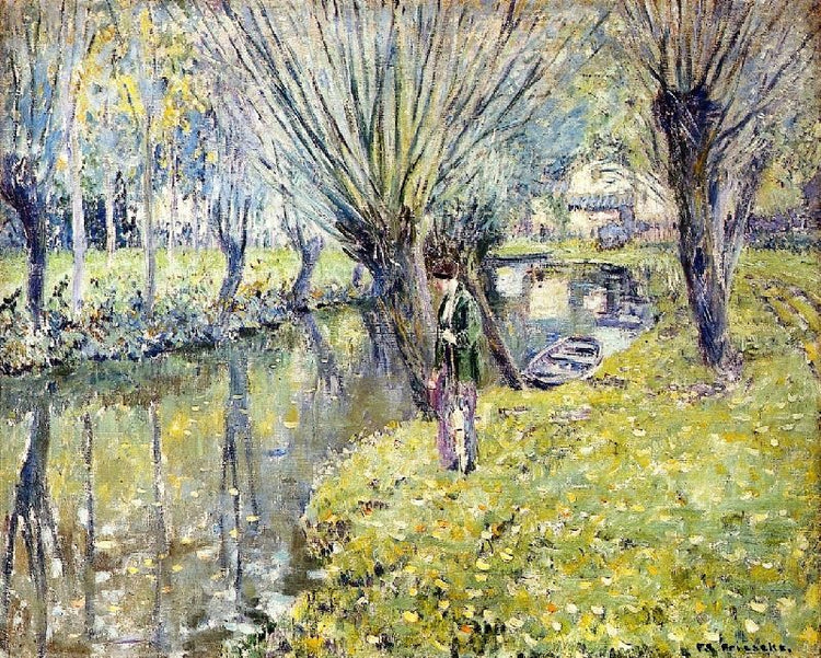 By The River by Frederick Carl Frieseke