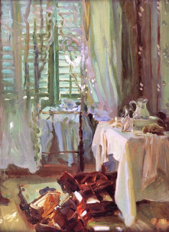 An Hotel Room by John Singer Sargent