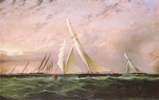 The Scud Rounding The Southwest Sprite by James E. Buttersworth