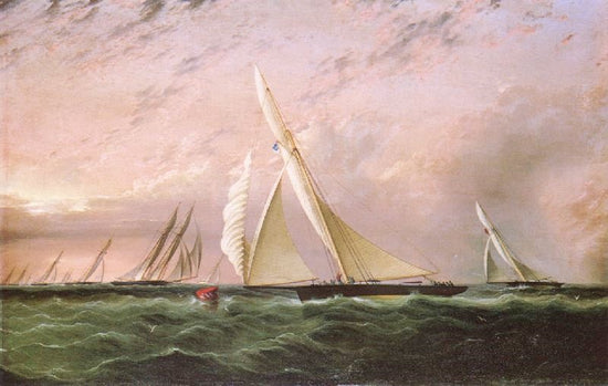 The Scud Rounding The Southwest Sprite by James E. Buttersworth
