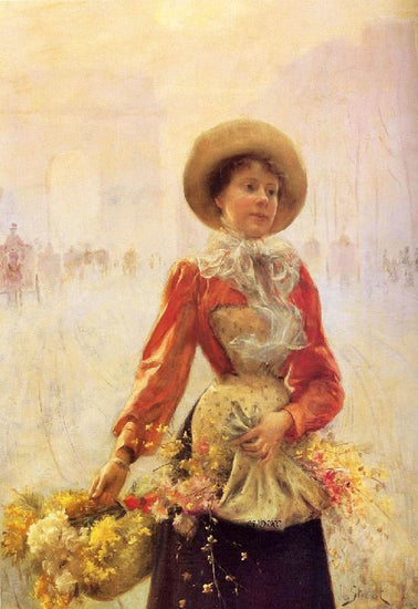 Flower Girl by Julius LeBlanc Stewart