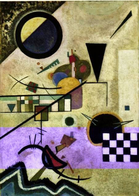 Contrasting Sounds by Wassily Kandinsk
