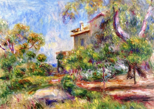 Villa At Cagnes by Pierre Auguste Renoir