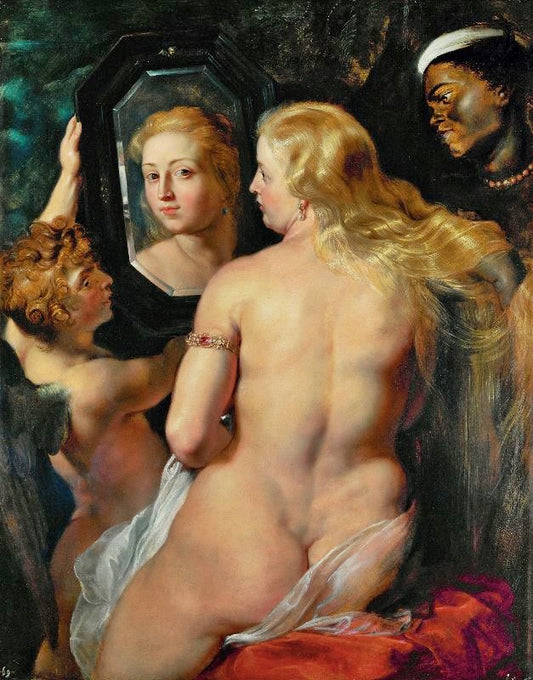 Venus At A Mirror by Peter Paul Rubens