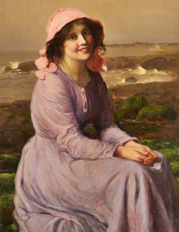 A Fisherman’S Daughter by Thomas Edwin Mostyn