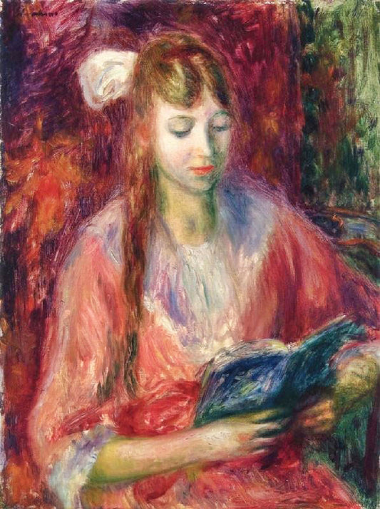 Julia Reading by William James Glackens