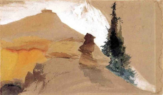 Sand In The Canyon by Thomas Moran