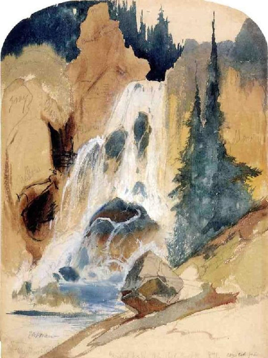 Crystal Falls by Thomas Moran