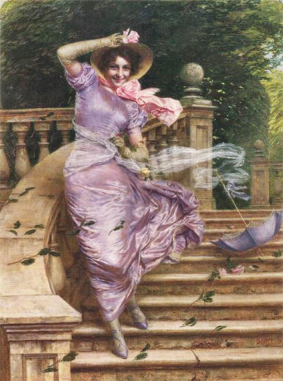 A Gust Of Wind by Gaetano Bellei