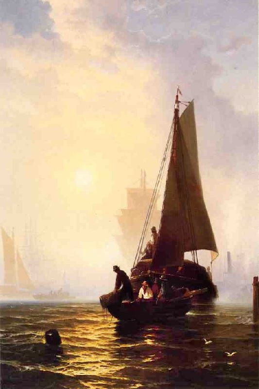 Bringing In The Catch by Edward Moran