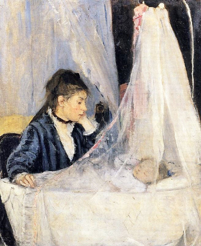The Cradle by Berthe Morisot