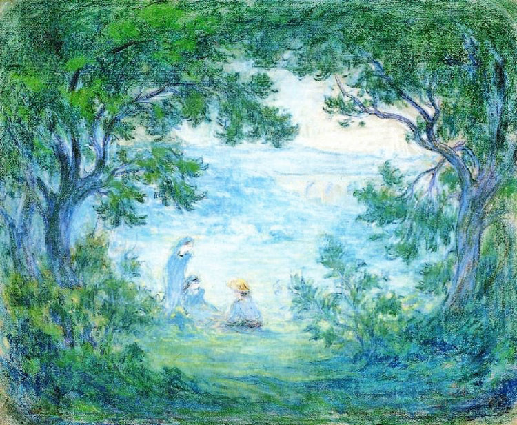 Three Girls In A Landscape by Claude-Emil Schuffenecker