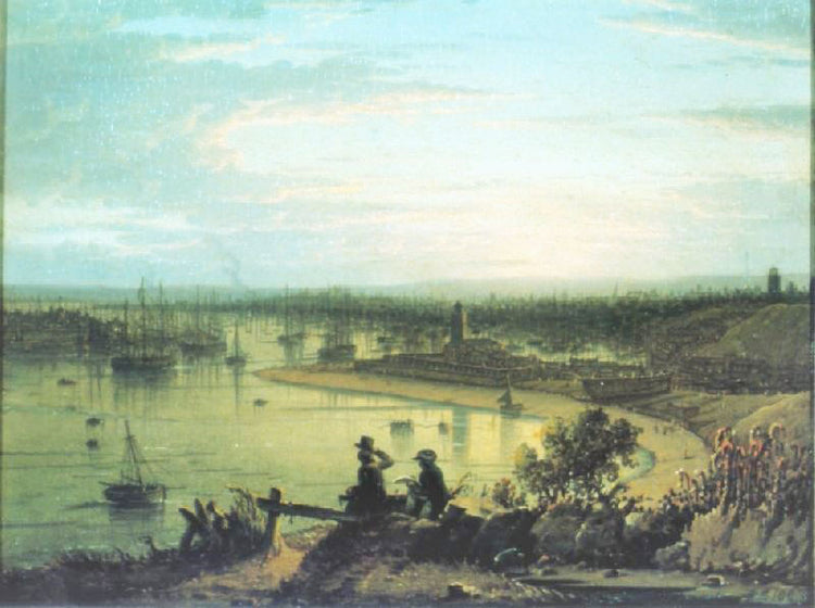 North Shields River Tyne by Robert Salmon