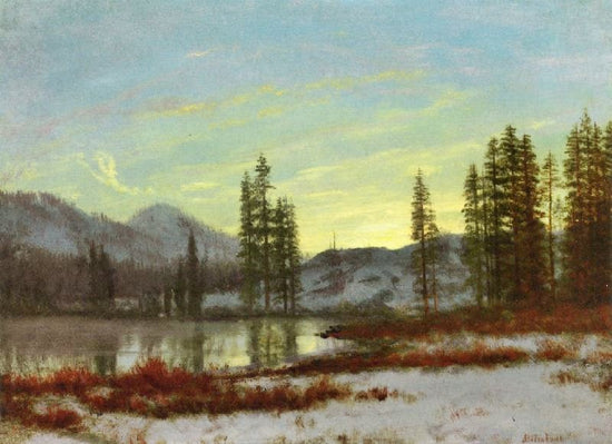 Snow In The Rockies by Albert Bierstadt
