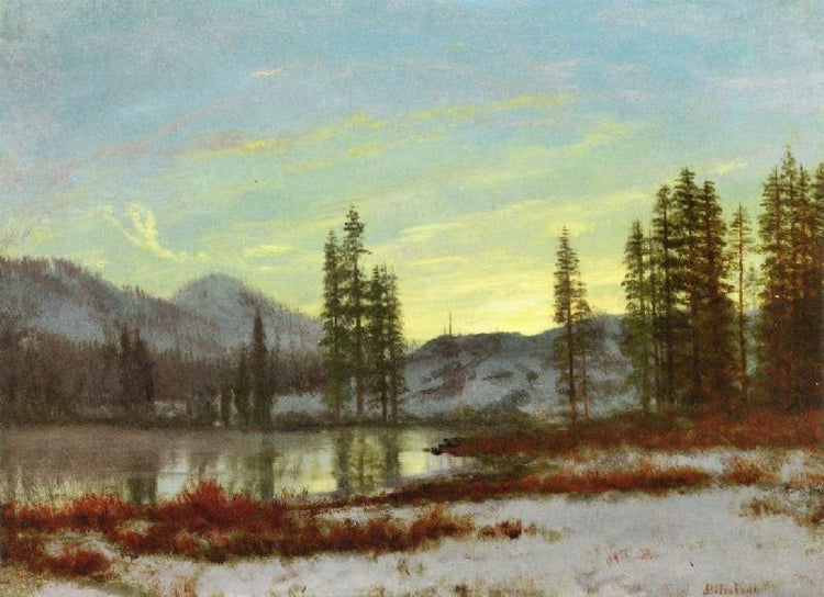 Snow In The Rockies by Albert Bierstadt