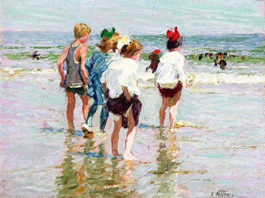 Summer Day, Brighton Beach by Edward Potthast