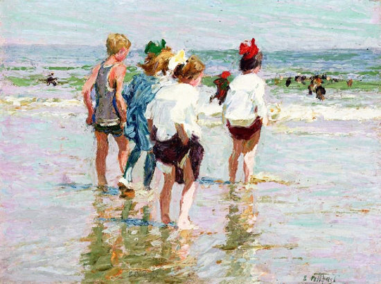 Summer Day, Brighton Beach by Edward Potthast