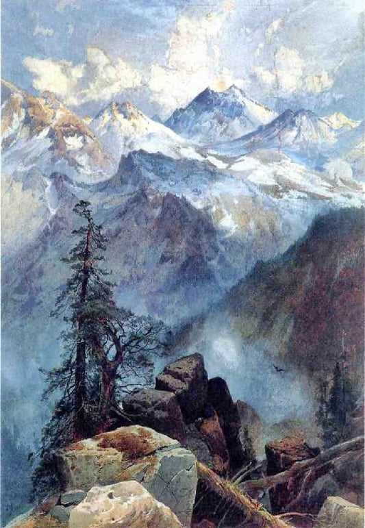 Summit Of The Sierras by Thomas Moran