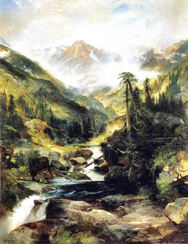 Mountain Of The Holy Cross by Thomas Moran