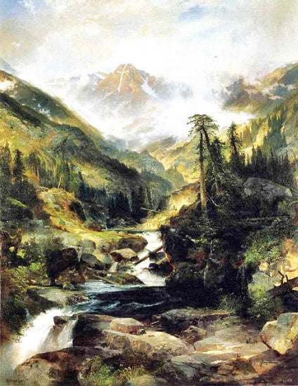 Mountain Of The Holy Cross by Thomas Moran
