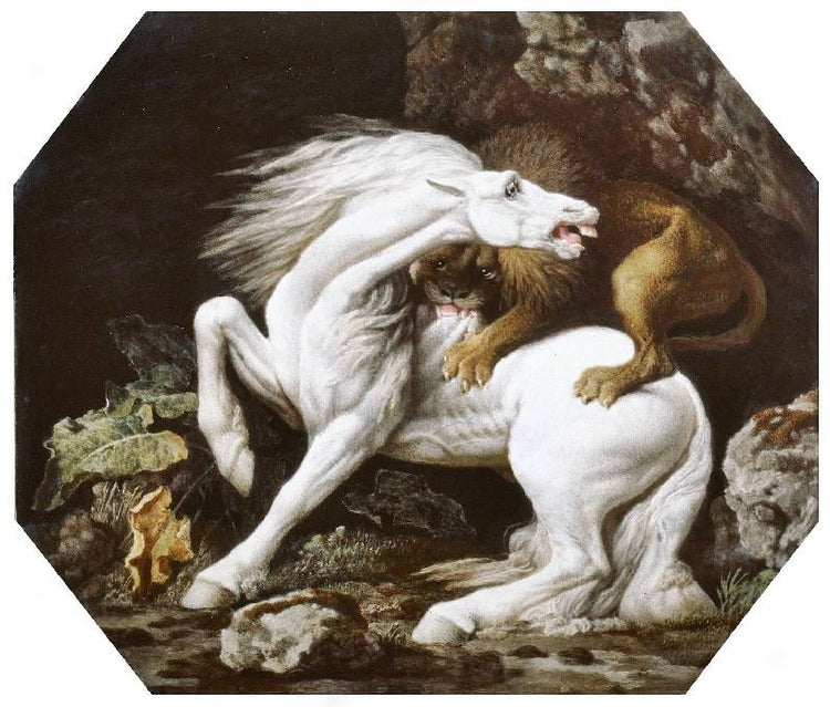 Horse Attacked By A Lion by George Stubbs