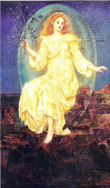 Lux In Tenebris by Evelyn de Morgan
