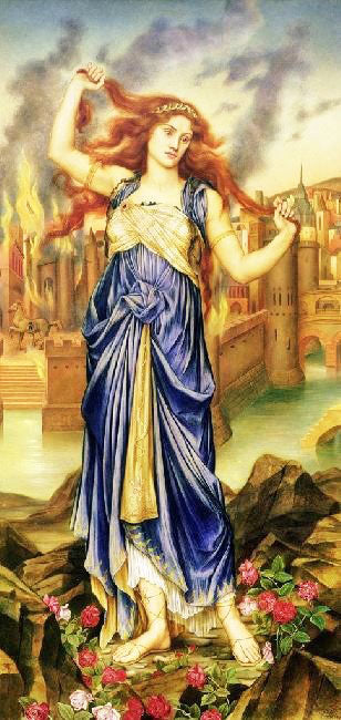 Cassandra by Evelyn de Morgan