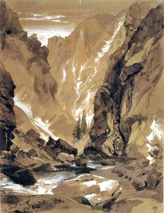 Toltec Gorge, Colorado by Thomas Moran