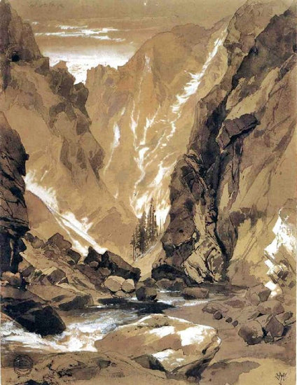 Toltec Gorge, Colorado by Thomas Moran