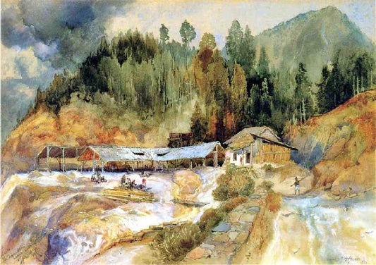 Trojes Mine by Thomas Moran