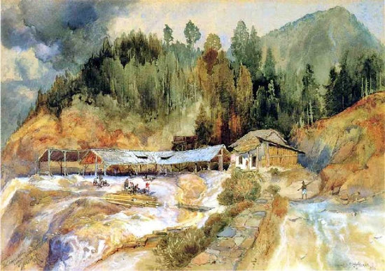 Trojes Mine by Thomas Moran