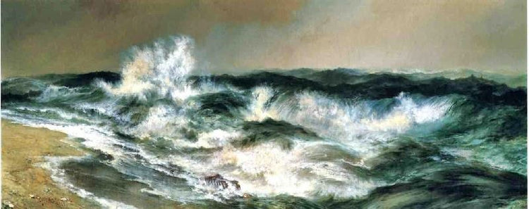 The Much Resounding Sea by Thomas Moran