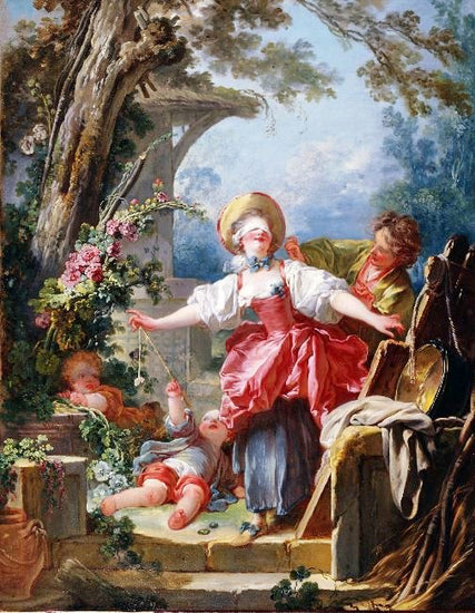 The Blind Man’S Bluff Game by Jean-Honore Fragonard
