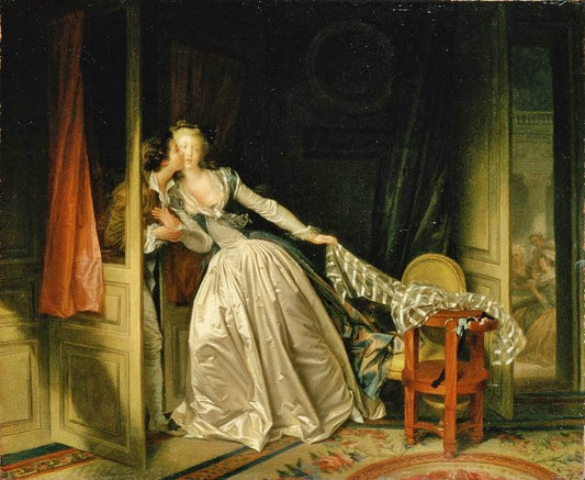 The Stolen Kiss by Jean-Honore Fragonard