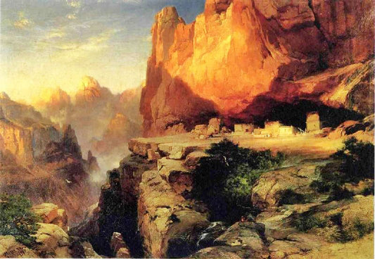 Cliff Dwellers by Thomas Moran