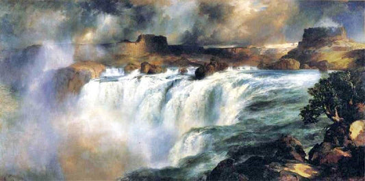 Shoshone Falls On The Snake River by Thomas Moran