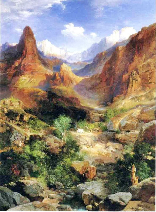 Bright Angel Trail by Thomas Moran