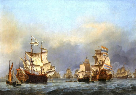The Surrender Of The Royal Prince During The Four Days’ Battle by Willem van de Velde